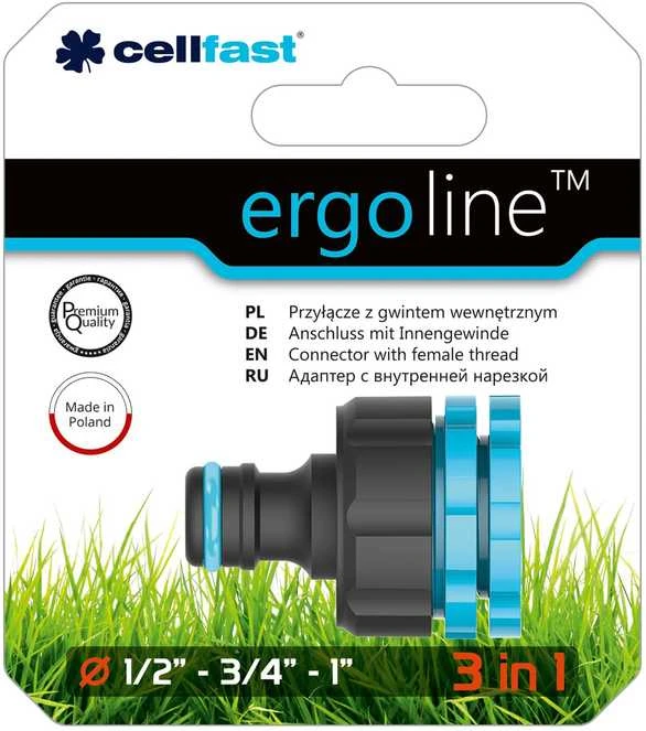 CELLFAST JUOSTOS JUNGIMAS 1/2"-3/4"-1" ERGO