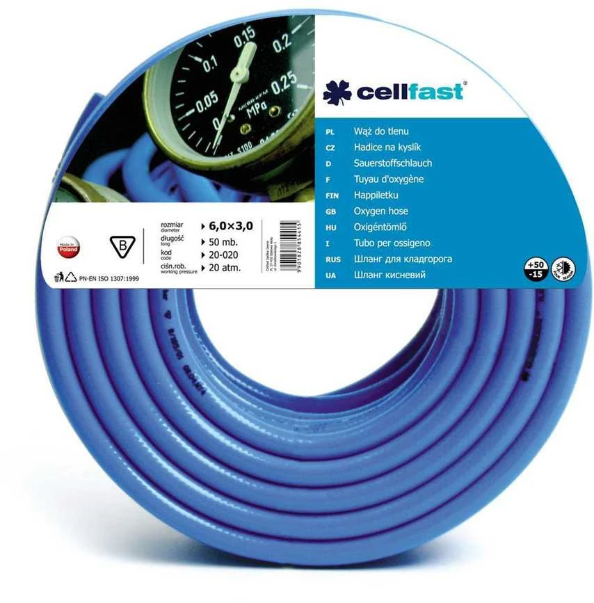 Wąż CELLFAST DEGUONIO ŽARNA 6,0x3,0 80mb PL
