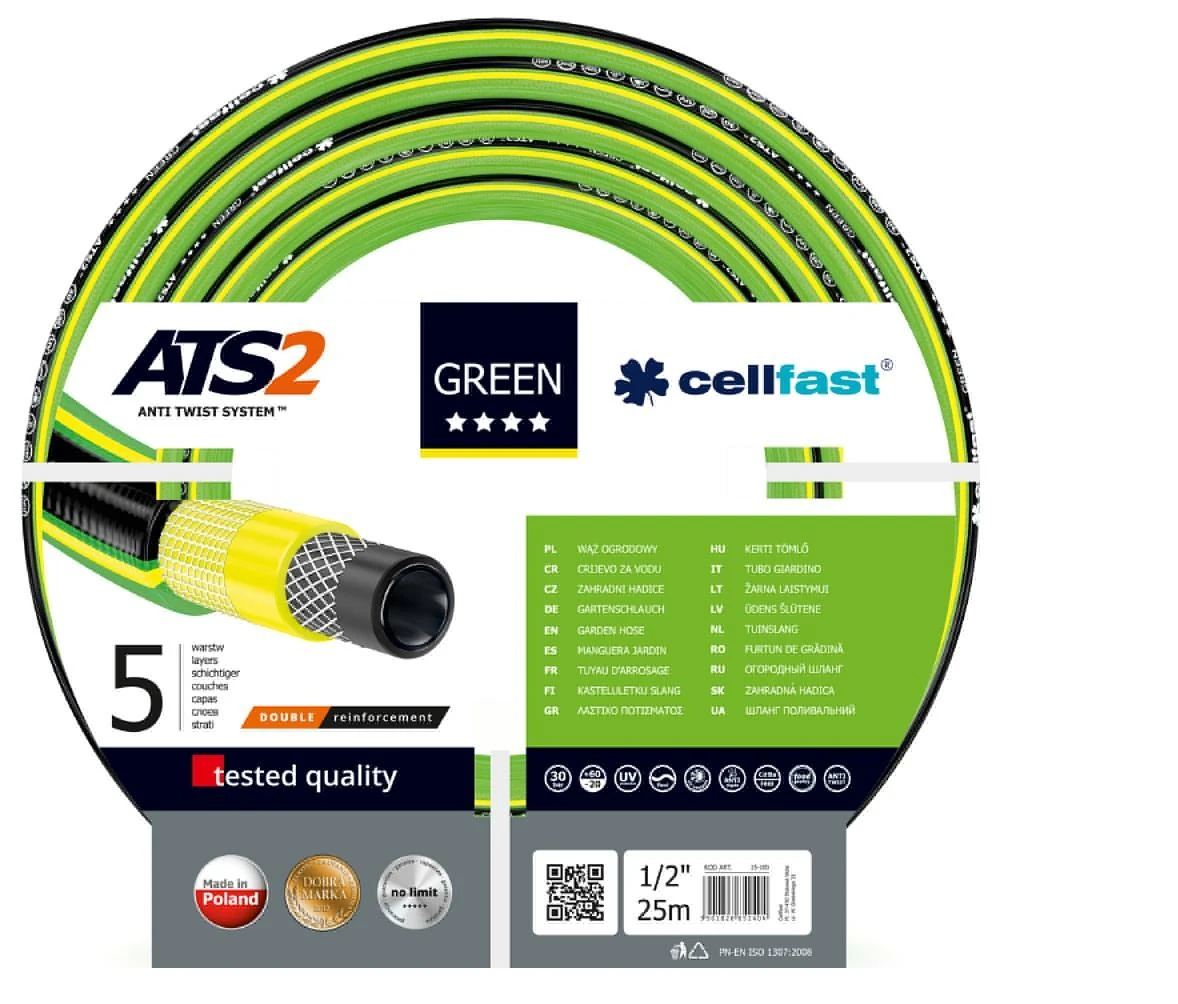 Laistymo žarna Cellfast ATS2 1/2"(13mm), 25 m