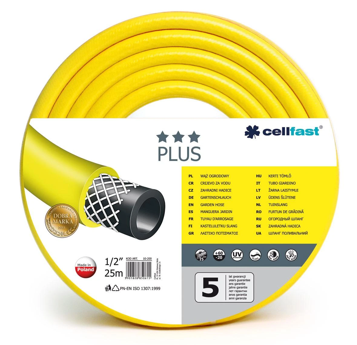 CELLFAST SODO ŽARNA PLIUS DYDIS: 1/2 "ILGIS: 25m