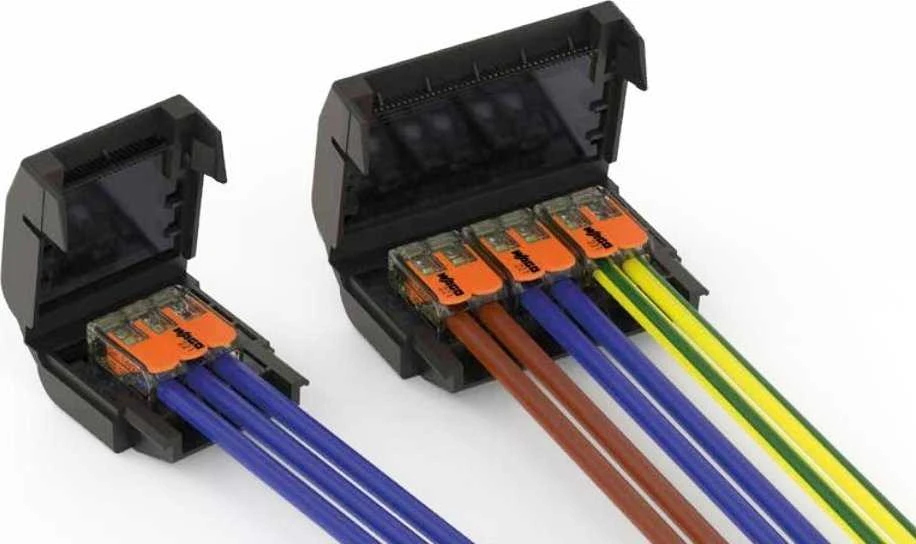 „Cellpack Easy-Protect 112 Wago-Compact“ gelio dėžutė 0,2–4 mm2 407858 su jungtimis (viena dviejų laidų jungtis)