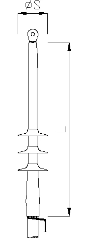 Cellpack Oro linijos galvutė 1 gyslos CHE-F 24kV 70-24 (194064)