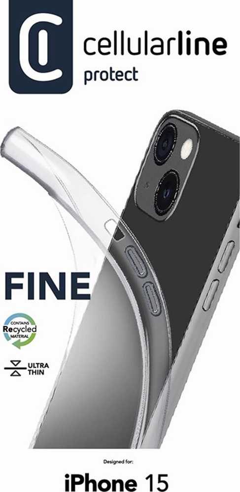 Cellular Line Cellularline Fine - dėklas skirtas Apple iPhone 15 transparent