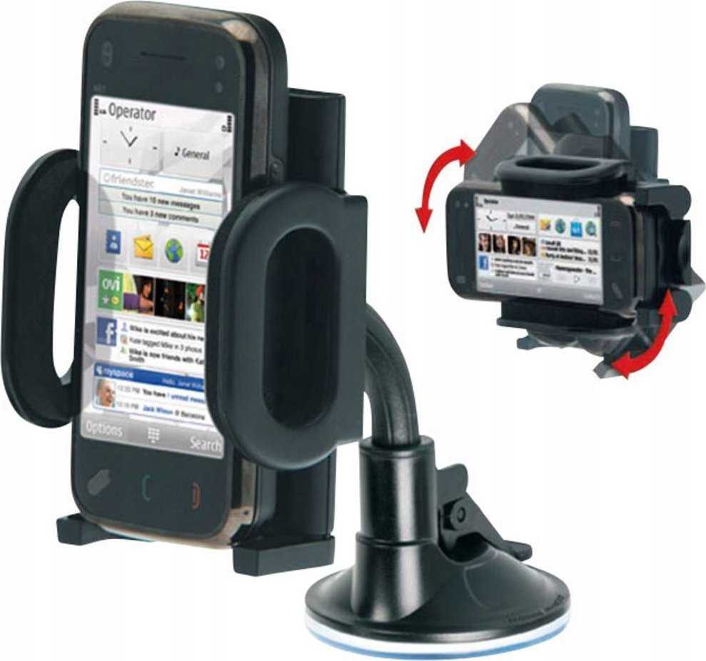 Cellular Line Cellularline laikiklis automobiliui HUG FLEXI su supergrip siurbtuku