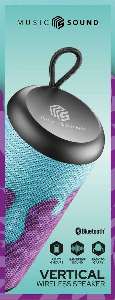 Garsiakalbis Cellular Line Music & Sound Bluetooth Vertical Fluid (BTSPKMSVERTICAL243)