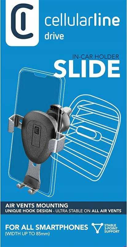 Cellular Line Cellularline Handy Wing Pro Universalus laikiklis ventiliacijai juodas