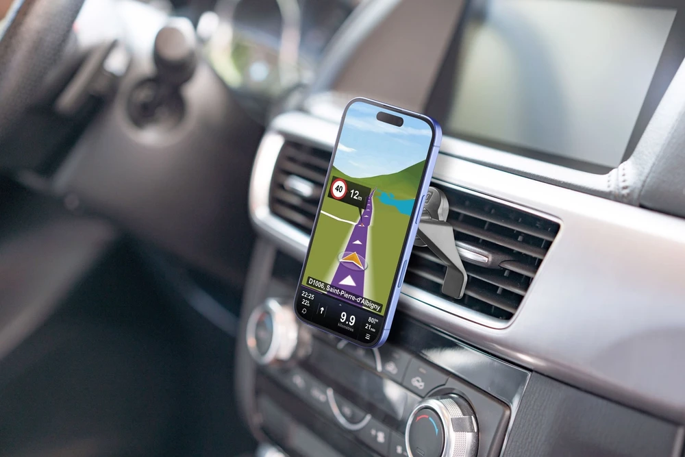 Cellular Line Cellularline Touch Mag Air Vents, Mobile phone/Išmanusis telefonas, Passive holder, Car, Juodas
