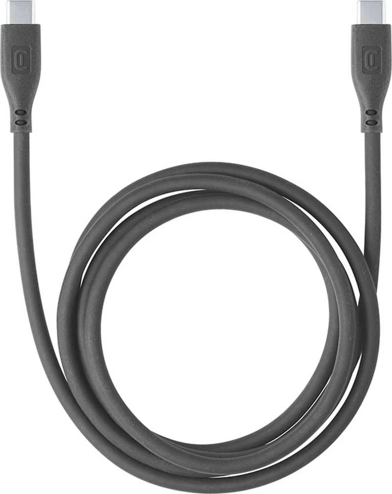 „Cellular Line Cellularline Soft Cable“ – USB-C į USB-C laidas, 1,2 m, juodas