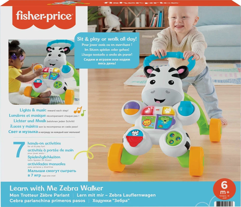 Fisher price Vaikštukas-paspirtukas - Zebriukas