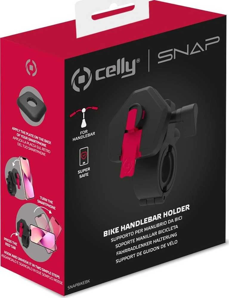 Celly SNAP išmaniajam telefonui ant dviračio, paspirtuko