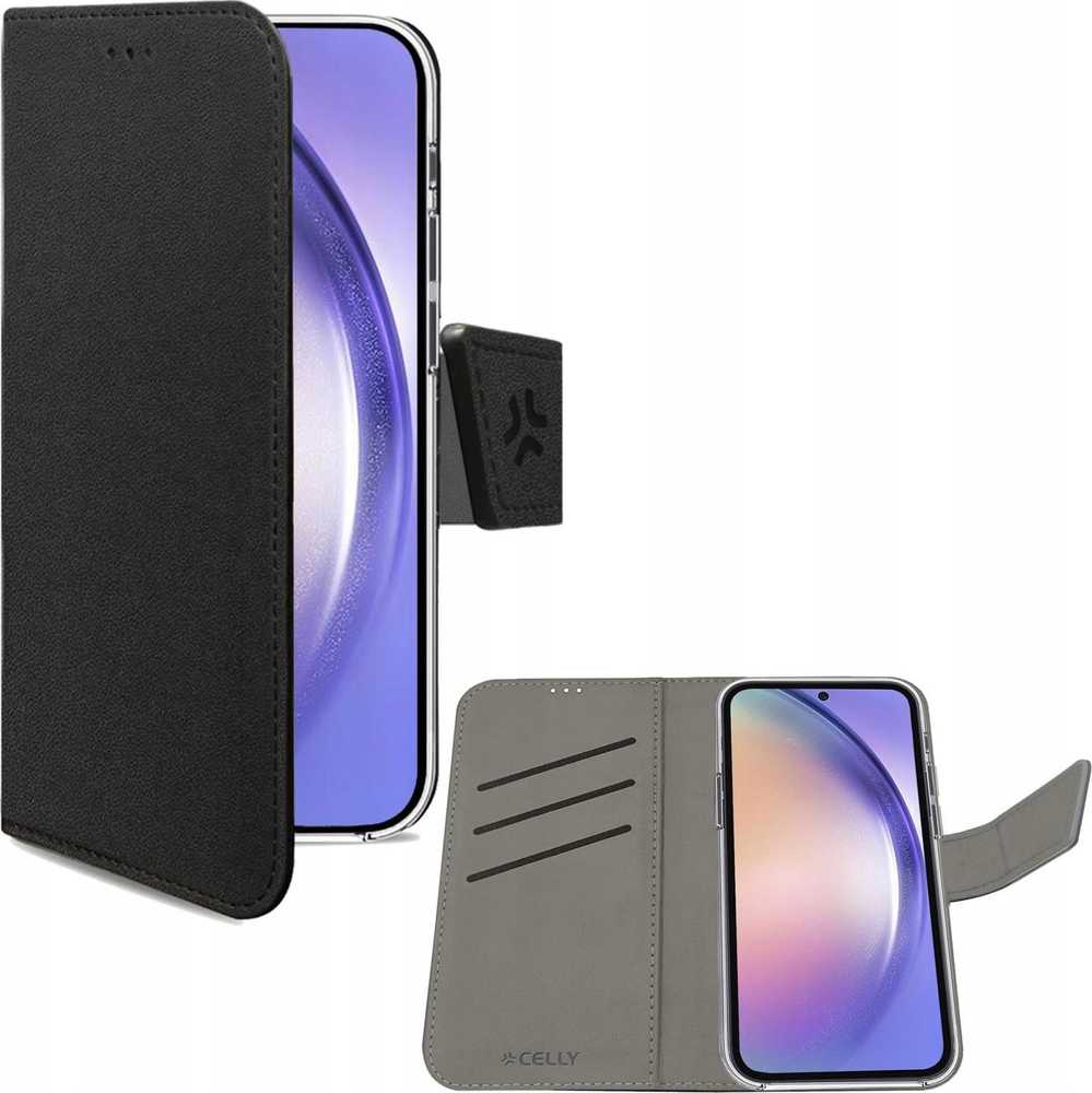 Telefono dėklas - Celly Wally Samsung Galaxy A55 5G juodas