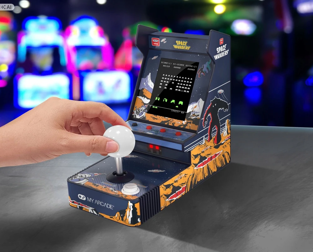 My Arcade My Mano žaidimų automatai – vairasvirtės grotuvas „Space Invaders“