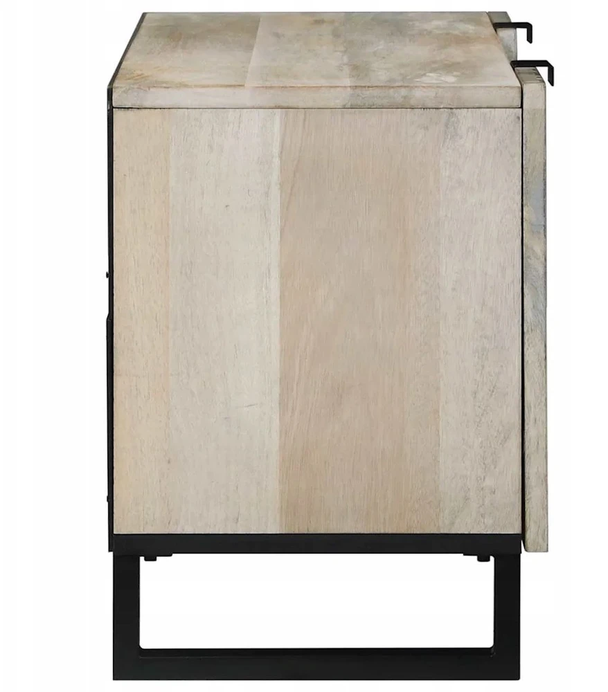 TV staliukas TV vienetai 105 x 33 x 46 cm Balta Apdirbta mediena
