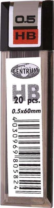 Automatinio pieštuko šerdelės Centrum, 0.5 mm