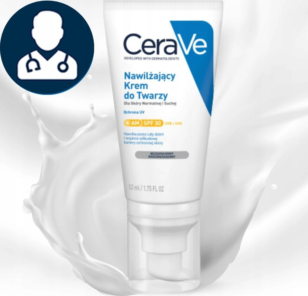Drėkinamasis veido losjonas Cerave Facial Moisturising Lotion SPF30, 52 ml