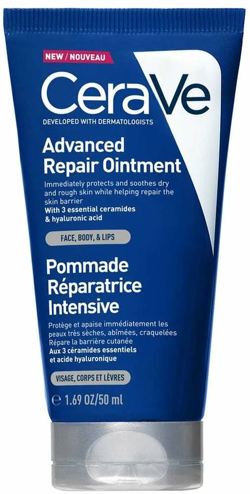 CeraVe Advanced Repair Ointment atkuriantis tepalas itin sausai ir pažeistai odai, 50 ml