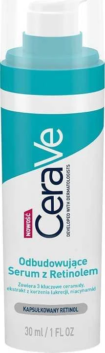 Regeneruojantis serumas veidui su retinoliu Cerave Blemish Resurfacing Retinol Sérum, 30 ml