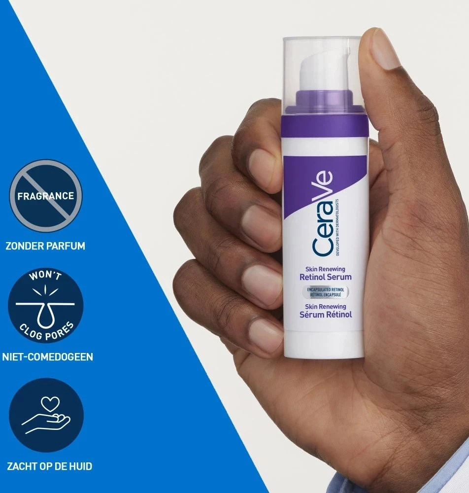 CeraVe Skin Renewing Retinol Serum veido serumas, 30 ml