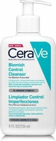 Veido prausiklis probleminei odai Cerave Blemish Control Cleanser, 236 ml