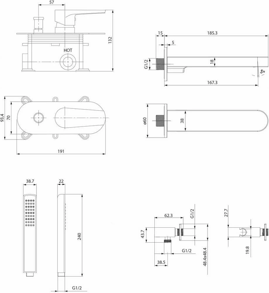 Cersanite BAT.WAN-NAT SUB+INTR.SET.OFF.MODUO CHR