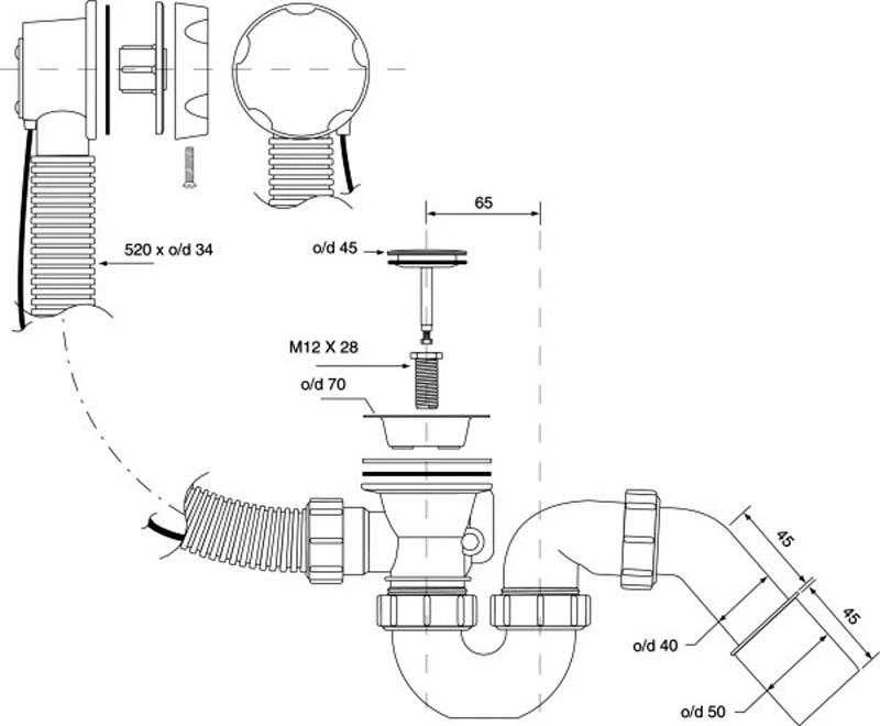 SyfonCersanit (HC31M-S1)