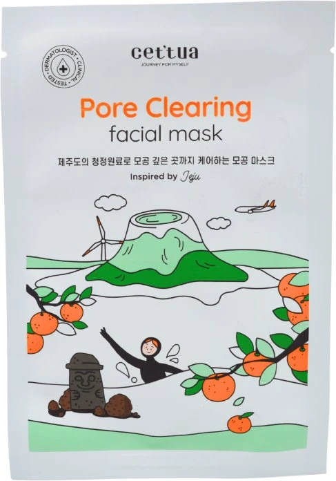 Cettua Jeju Pore Cleansing Sheet Mask For Face, 20 g