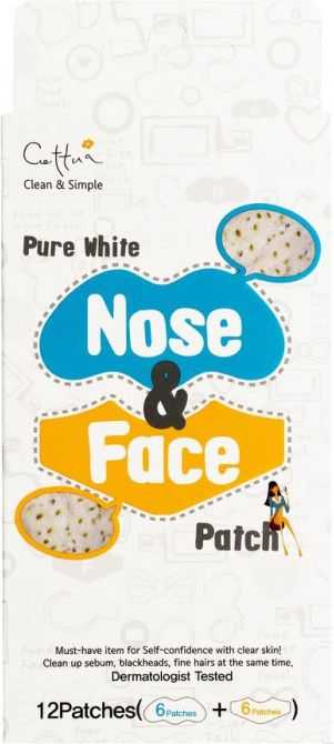 Cettua Cleansing & Exfoliating Nose Sheet Strips, 12 vnt.