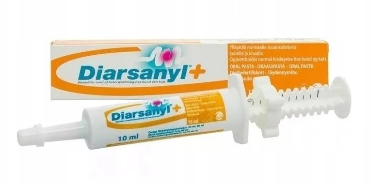 CEVA Diarsanyl Plus viduriavimo pasta - papildai šunims ir katėms - 10 ml