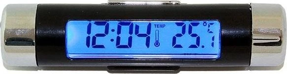ZG9 Elektroninis automobilio termometras ir laikrodis su LCD ekranu