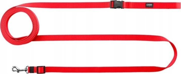 Chaba ĖJIMO PAVADĖLIS SU KLUBO DIRŽU 10 mm/4 m RAUDONAS