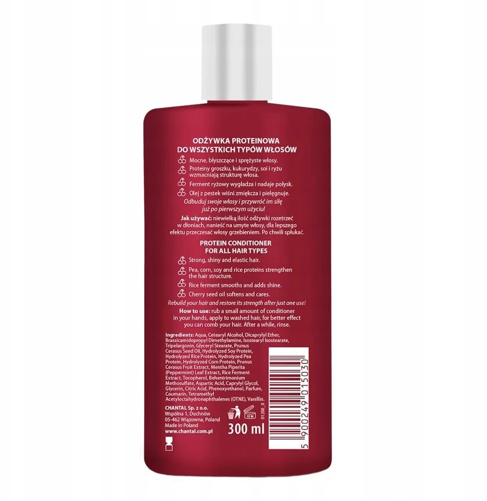 Chantal CHANTAL SESSIO CHERRY LADY baltymų kondicionierius. 300 ml