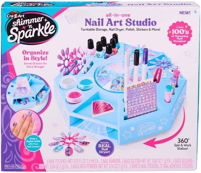 Character Options SHIMMER N SPARKLE ALL IN ONE NAIL ART STUDIO