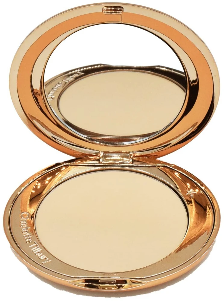 Charlotte Tilbury Airbrush Flawless Flawless Finish kompaktinė pudra 02 Medium 0.8 g