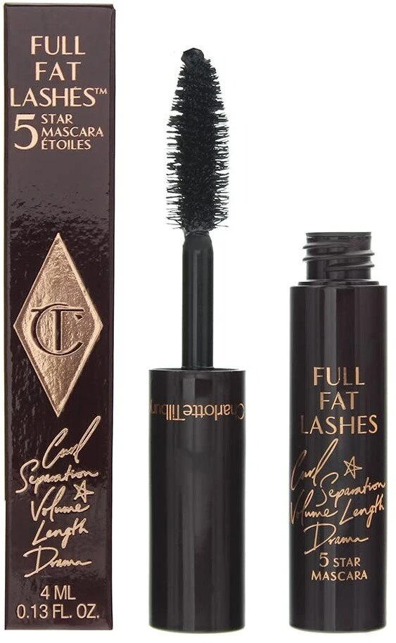 Charlotte Tilbury Full Fat 5 Star Curl Blakstienų tušas Juodas, 4 ml