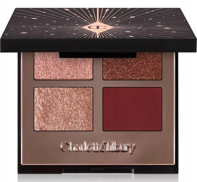 „Charlotte Tilbury Luxury Palette“ akių šešėlių paletė „Fire Rose“, 4 atspalviai, 4,5 g