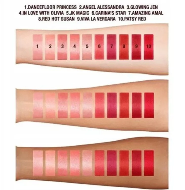 Charlotte Tilbury „Hot Lips 2 Matte Kreminis“ lūpų dažai „In Love With Olivia“ 3,5 g