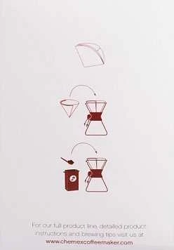 Chemex FC-100 filtravimo popierius, klostuotas