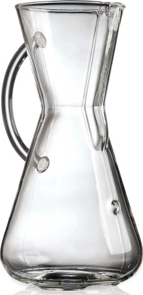 Chemex kavinukas su stikline rankena