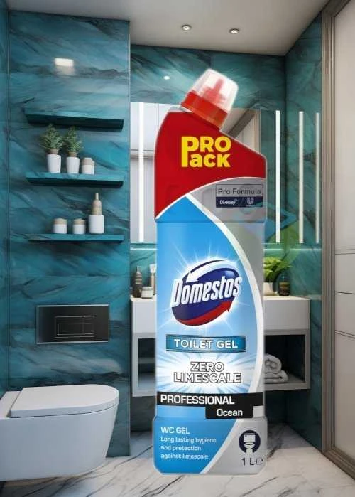 Chemikalai DOMESTOS tualeto valiklis, Profesional Ocean, 1000ml