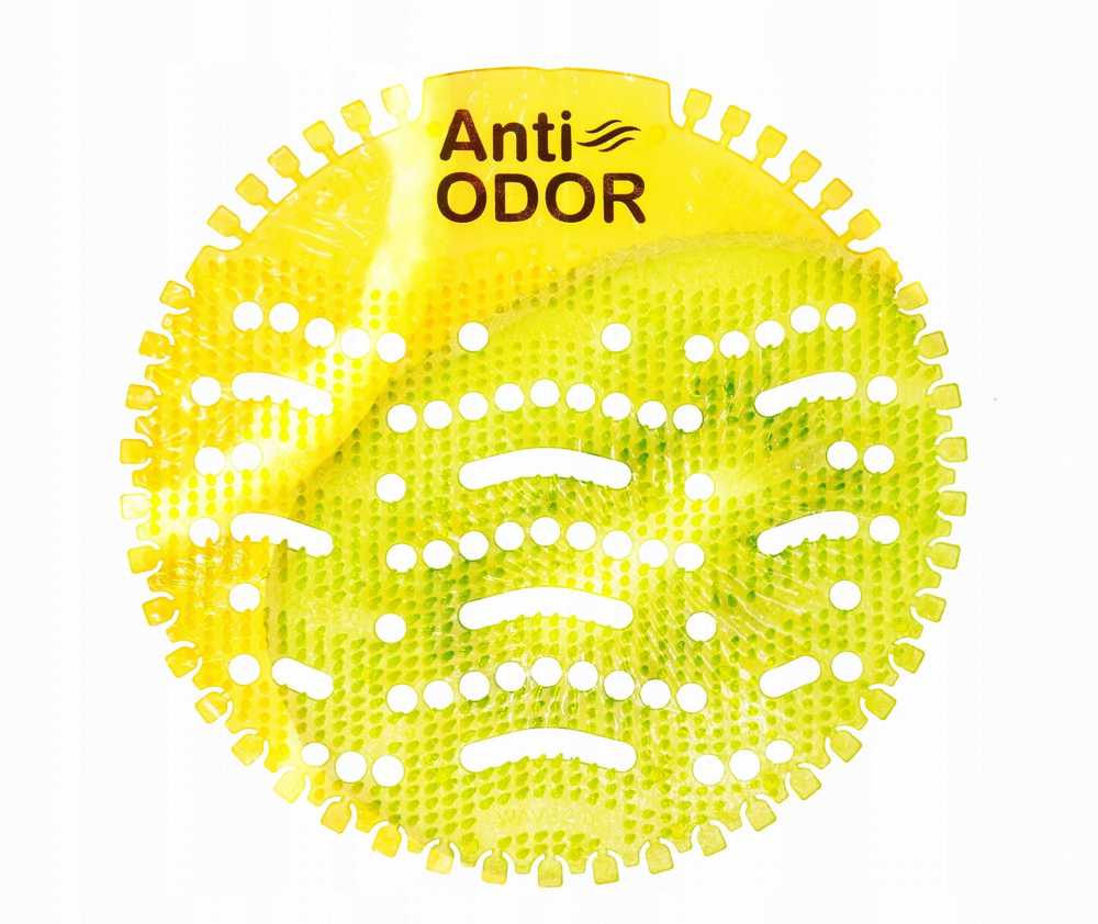 Chemia Cheminiai kvepiančių įdėklai pisuarams, ANTI-ODOR Pro, kivis ir greipfrutas, 2 vnt., žalios spalvos