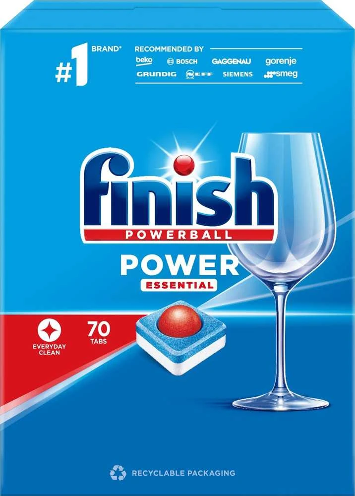 Tabletės indaplovėms FINISH Allin1 Power, 70 vnt.