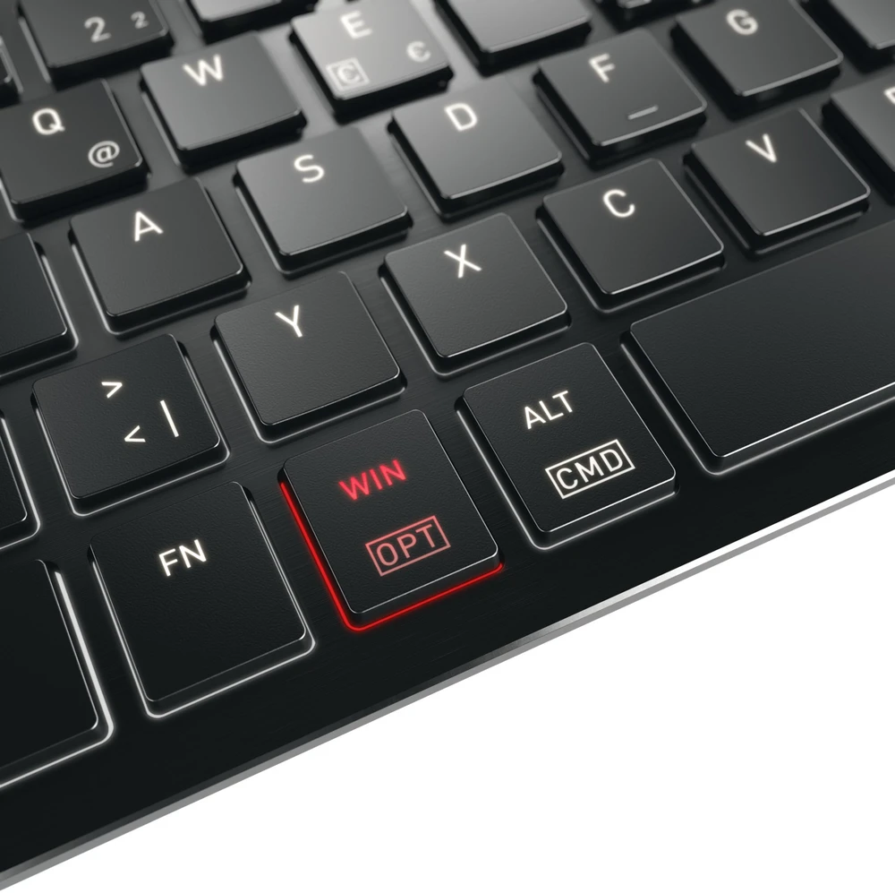 CHERRY KW X ULP 2.0 MINI, klaviatūra - juodas, DE-išdėstymas, Cherry MX Ultra Low Profile Tactile