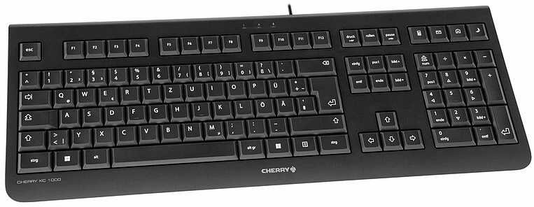 Cherry KC 1000 Klaviatūra CORDED - LAYOUT-PORTUGAL Juodas