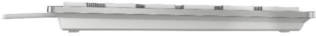 Klaviatūra Cherry KC 6000 SLIM BE Sidabrinė-Baltas
