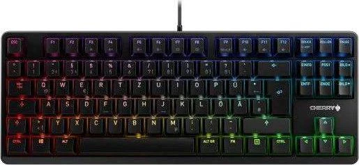Klaviatūra CHERRY G80-3000N RGB TKL MX tylūs raudoni jungikliai, DE-išdėstymas, juodas