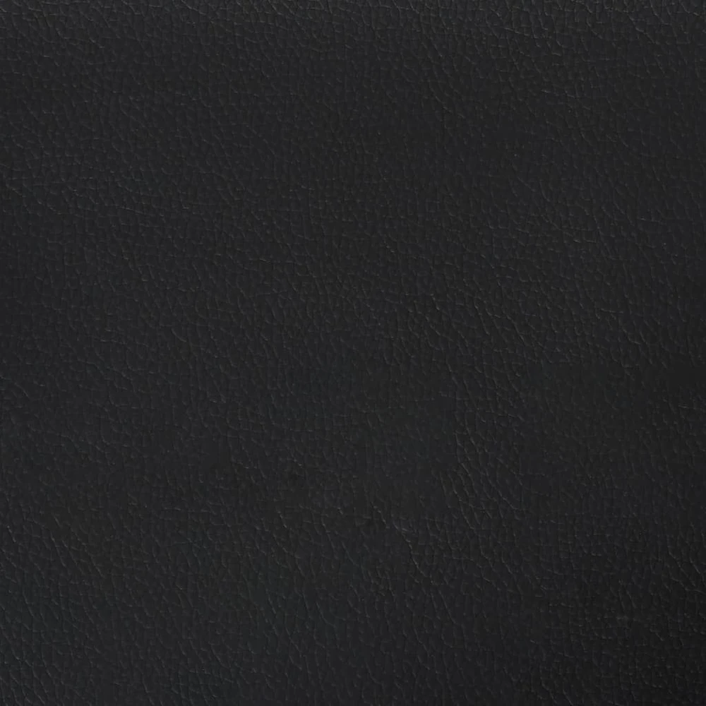 Trivietė chesterfield sofa, juodos spalvos, dirbtinė oda