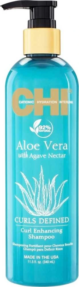 Plaukų šampūnas išryškinantis garbanas CHI Aloe Vera with Agave Nectar Curl Defined Šampūnas 340ml340ml