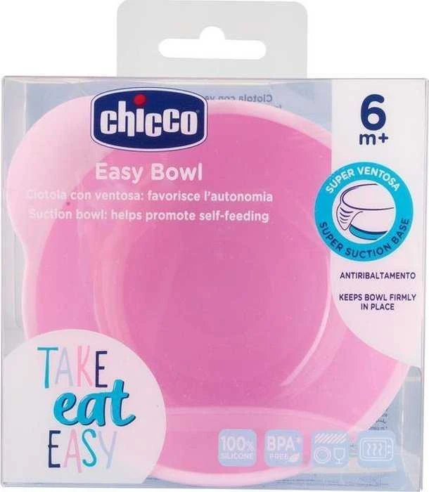 CHICCO 00010221100000 silikoninis mergaitės puodelis
