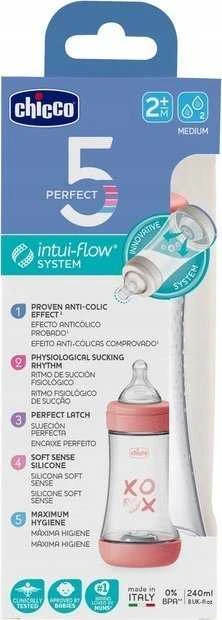 Chicco Perfect5 buteliukas 240ml pakuotė