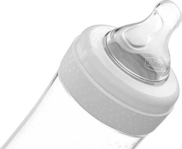 Chicco buteliukas Perfect5 2M+240ml silikoninis neutralus